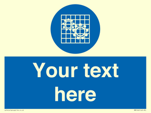 Custom Machine Guards Required Sign